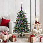 vidaXL Kunstkerstboom Groen 120 cm PVC en Metaal en Plastic, Diversen, Kerst, Verzenden, Nieuw