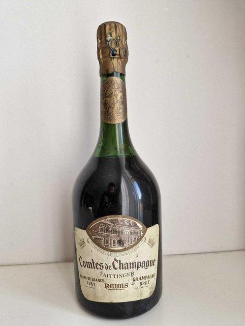 1961 Taittinger, Comtes de Champagne - Champagne - 1 Fles, Verzamelen, Wijnen