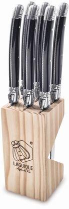 Laguiole Style de Vie Steakmessen Premium Line Zwart, Tuin en Terras, Houtskoolbarbecues, Verzenden, Nieuw