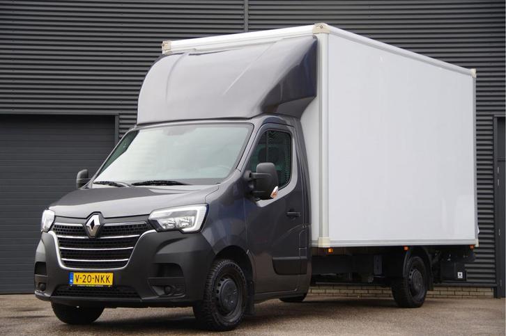 Renault Master BAKWAGEN T35 2.3 dCi 145PK, LAADKLEP, ZIJDEUR, Auto's, Bestelauto's, Dealer onderhouden, Lease, Grijs, Handgeschakeld