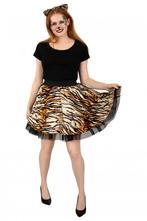 Cirkelrok Tijger dames, Kleding | Dames, Carnavalskleding en Feestkleding, Ophalen of Verzenden, Nieuw