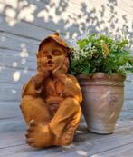 Beeldje - Large garden gnome - IJzer, Antiek en Kunst, Curiosa en Brocante