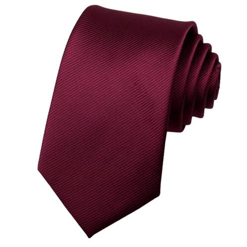 Fako Fashion® - Brede Stropdas - Gestreept - Ribstructuur -, Kleding | Heren, Stropdassen, Verzenden