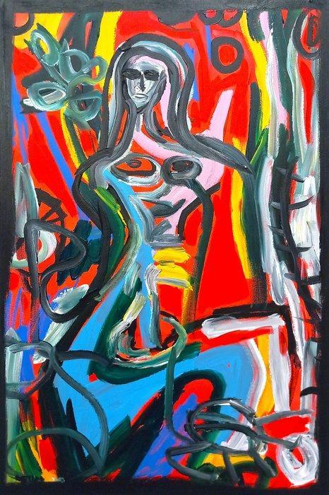 0xec6d0 (XX-XXI) - Fauviste N°4 of 13, Antiek en Kunst, Kunst | Schilderijen | Modern