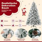 Kerstboom met verlichting - Kunstkerstboom - 210 cm - Met st, Diversen, Kerst, Verzenden, Zo goed als nieuw