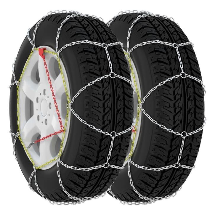 vidaXL Sneeuwkettingen 2 st 16 mm SUV 4x4 maat 400, Auto diversen, Sneeuwkettingen, Nieuw, Verzenden