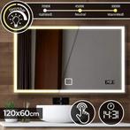 Badkamerspiegel met verlichting - Wandspiegel - 120x60 cm -, Verzenden, Zo goed als nieuw