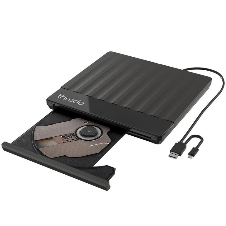 Thredo Externe DVD Speler voor Laptop / Macbook / Computer -, Audio, Tv en Foto, Dvd-spelers, Nieuw, Verzenden