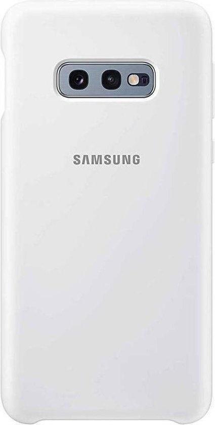 Samsung silicone cover - wit - voor Samsung Galaxy S10e, Telecommunicatie, Mobiele telefoons | Hoesjes en Frontjes | Overige merken