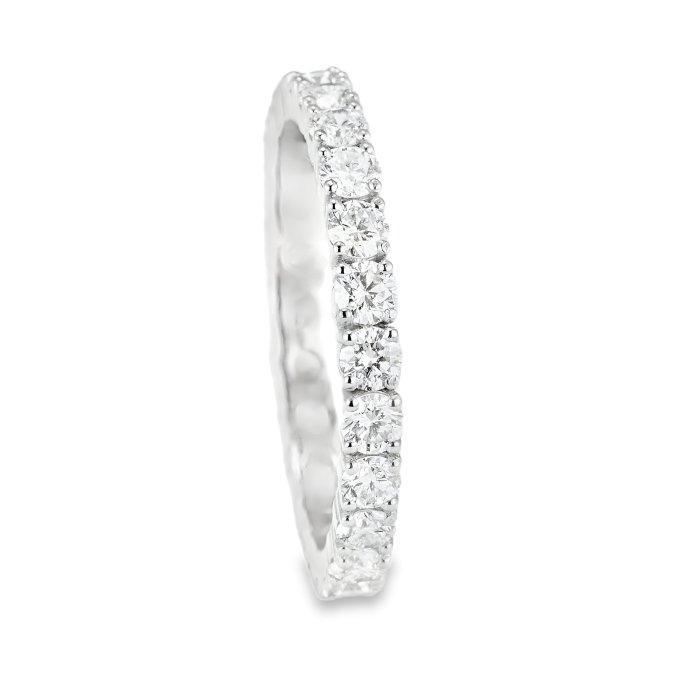 Ring Platina - 1.30ct. tw. Diamant (Natuurlijk) - IGI - VVS-, Sieraden, Tassen en Uiterlijk, Ringen