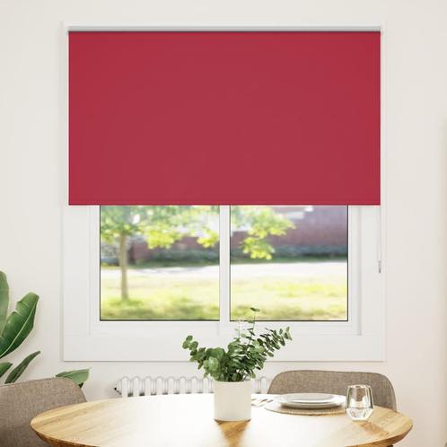 vidaXL Rolgordijn verduisterend 140x130 cm stofbreedte 136,6, Huis en Inrichting, Stoffering | Gordijnen en Lamellen, Rood, Nieuw