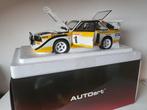 Autoart 1:18 - Model raceauto - Audi Sport Quattro S1 Rallye, Nieuw