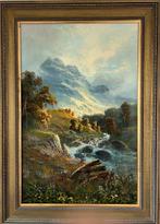 Francis E. Jamieson (1895-1950) - A mountain landscape with, Antiek en Kunst