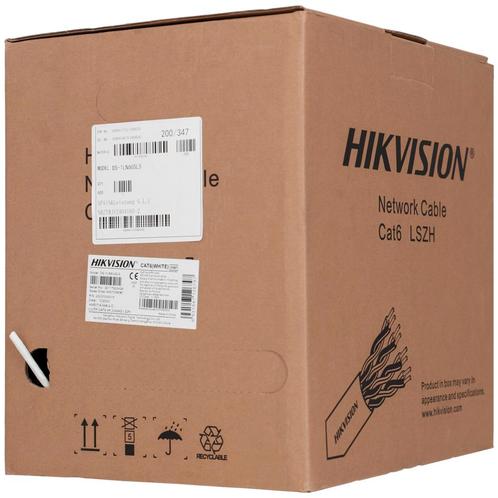 DS-1LN6USL5 Netwerkkabel CAT6, UTP Solid aders, 305 mtr, Audio, Tv en Foto, Videobewaking, Nieuw, Ophalen of Verzenden