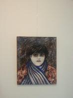 Jeanne Socquet (1928-2024) - Lécharpe bleue, Antiek en Kunst