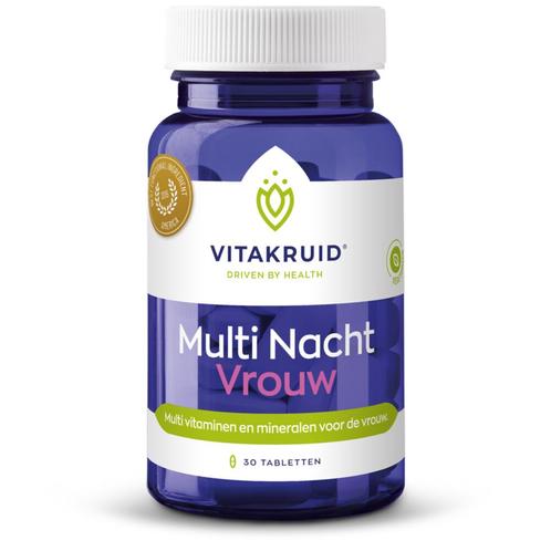 Vitakruid Multi Nacht Vrouw 30 tabletten, Diversen, Verpleegmiddelen, Nieuw, Verzenden