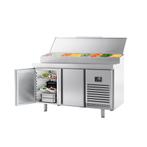 GGM Gastro | Bakkerij voorbereiding koeltafel - met 2 deuren, Verzenden, Nieuw in verpakking
