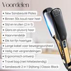 Sansbeauté® Professionele Stijltang 2 in 1 - Krultang -, Ophalen of Verzenden, Nieuw