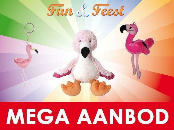 Flamingo knuffel - Mega aanbod pluche flamingo knuffels, Kinderen en Baby's, Speelgoed | Knuffels en Pluche, Overige typen, Nieuw