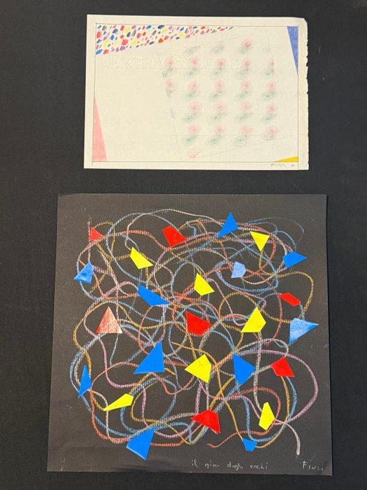 Ennio Finzi (1931-2024) - Senza titolo lotto unico di due, Antiek en Kunst, Kunst | Designobjecten