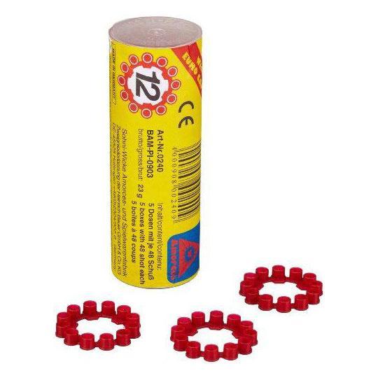 Ammorces 12-schots op ring (20 ringen), Hobby en Vrije tijd, Feestartikelen, Nieuw, Ophalen of Verzenden