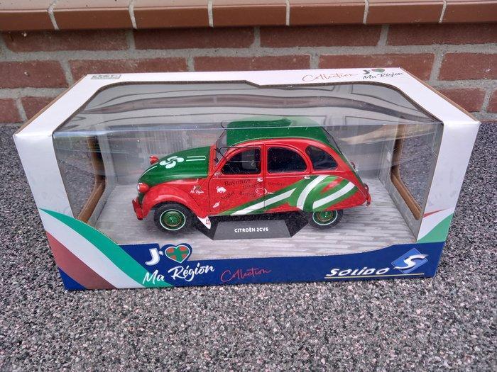 Solido 1:18 - Modelauto - Citroën 2cv 6 1982 - JMa Région, Hobby en Vrije tijd, Modelauto's | 1:5 tot 1:12