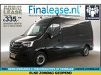 Renault Master T35 2.3 dCi L2H2 7 Pers DC Airco PDC €335pm, Renault, Zwart, Nieuw, Lease