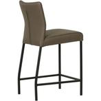 Set van 4 Leren barkrukken Revolt laag - Toledo Moss, Ophalen of Verzenden, Nieuw, Leer