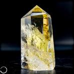 Prachtige citrien-obelisk – Gouden helderheid met fonkelende