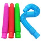 100-Pack Pop It Buis Noodle String - Rekbaar Fidget Anti, Verzenden, Nieuw
