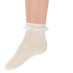 Meisjes sok ecru met broderie-17/18 NIEUW, Kinderen en Baby's, Babykleding | Schoentjes en Sokjes, Meisje, Nieuw, Ophalen of Verzenden