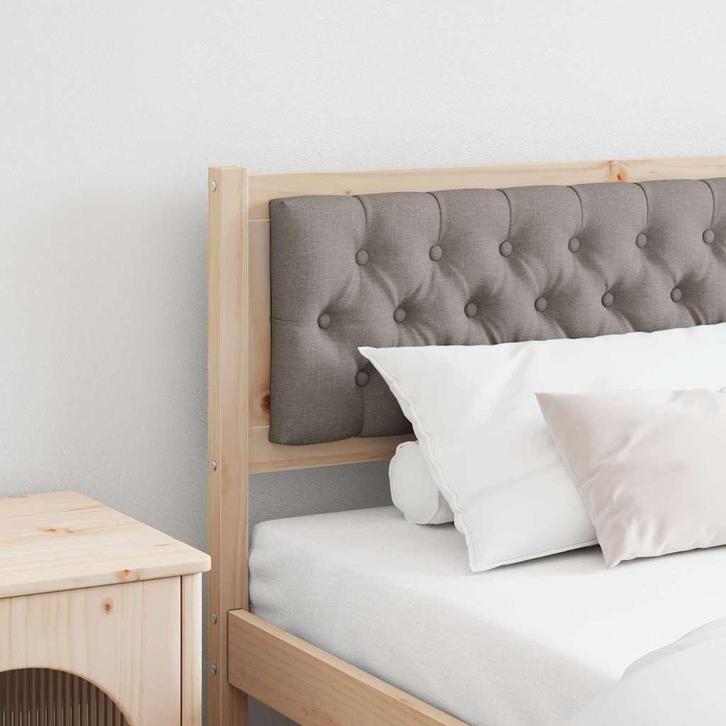 vidaXL Hoofdbord Anders Bruin en taupe 200 cm Massief, Huis en Inrichting, Slaapkamer | Bedden, Bruin, Nieuw, Hout, Verzenden