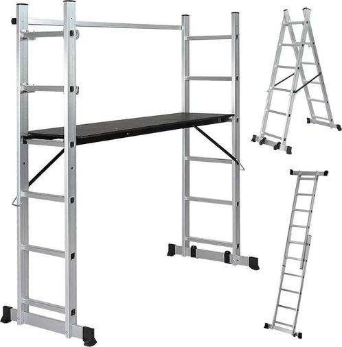 Steiger - Multifuncitionele ladder - Ladderrek - Werkblad, Doe-het-zelf en Verbouw, Steigers, Overige typen, Nieuw, Minder dan 2 meter