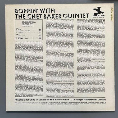 Chet Baker - Boppin’ With (1st pressing) - LP album (op, Cd's en Dvd's, Vinyl Singles