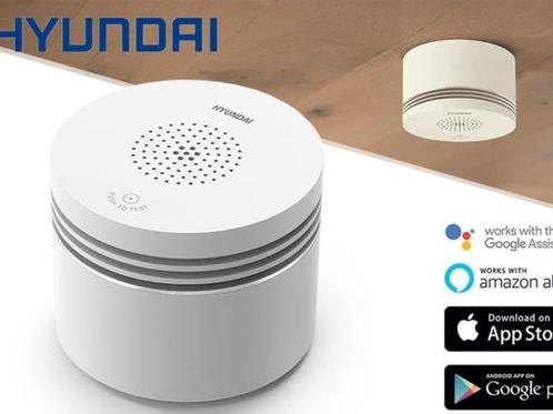 Hyundai slimme Wifi rookmelder, Doe-het-zelf en Verbouw, Alarmsystemen, Nieuw