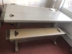 Bank, Eettafel, Upcycled luiken van Liberty schepen uit de