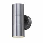 Wandlamp LED 2x5Watt RVS 230Volt IP44 dimbaar, Tuin en Terras, Buitenverlichting, Ophalen of Verzenden, Nieuw
