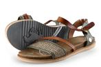 Mustang Sandalen in maat 40 Groen | 10% extra korting, Verzenden, Sandalen of Muiltjes, Zo goed als nieuw, Mustang