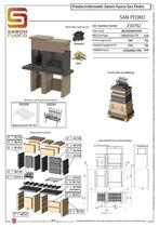 ACTIE - Betonnen barbecue - Houtskool en hout - San Pedro, Ophalen of Verzenden, Nieuw, Sarom Fuoco, Met accessoires