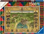Harry Potter Hogwarts Map Puzzel (1500 stukjes) |, Hobby en Vrije tijd, Denksport en Puzzels, Nieuw, Verzenden