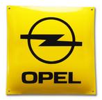 Opel emaille geel, Verzamelen, Merken en Reclamevoorwerpen, Nieuw, Verzenden