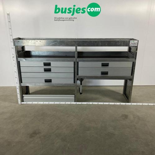 Aluca aluminium bedrijfswageninrichting gebruikt (nr 2480), Auto diversen, Auto-accessoires, Gebruikt, Ophalen of Verzenden