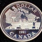 Canada. 1 Dollar 1981 100° anniversario della ferrovia Trans