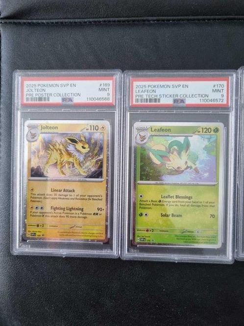 Pokémon - 4 Graded card - Eeveelutions - PSA 9, Hobby en Vrije tijd, Verzamelkaartspellen | Pokémon
