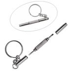 Fako Bijoux - 2x Bril Schroevendraaier - Sleutelhanger, Verzenden, Nieuw