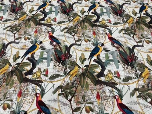 Een exotische reis door de zintuigen: katoenen meubelstof, Antiek en Kunst, Antiek | Kleden en Textiel