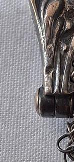 Kandelaar Zilveren Tafel Kandelaar ,geschulpt en een antiek, Antiek en Kunst, Antiek | Goud en Zilver