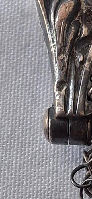 Kandelaar Zilveren Tafel Kandelaar ,geschulpt en een antiek, Antiek en Kunst, Antiek | Goud en Zilver
