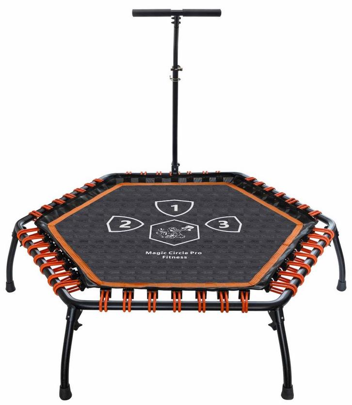 Fitness Trampoline Magic Circle Pro Hexagon 125 cm Oranje, Kinderen en Baby's, Speelgoed | Buiten | Trampolines, Nieuw, Ophalen of Verzenden