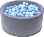Ballenbak - stevige grijze ballenbad - 90 x 40 cm - 400 b..., Ophalen of Verzenden, Nieuw